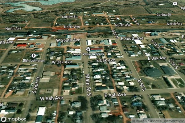 smart home electrical installation in Glen Ullin ND 58631 - Aerial View