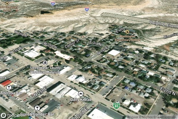 smart home electrical installation in Green River WY 82935 - Aerial View