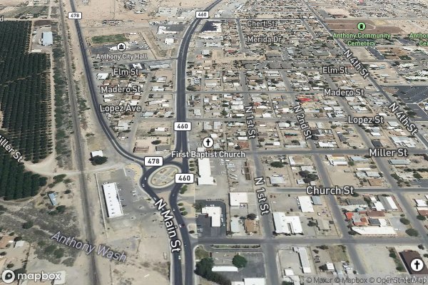 smart home electrical installation in Anthony NM 88021 - Aerial View