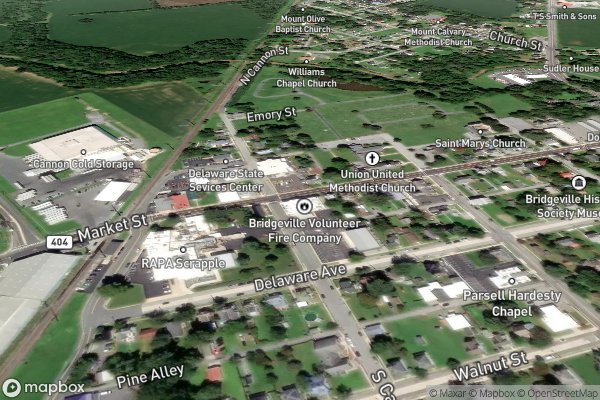 smart home electrical installation in Bridgeville DE 19933 - Aerial View