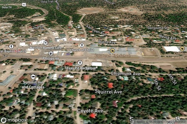 smart home electrical installation in Cloudcroft NM 88317 - Aerial View