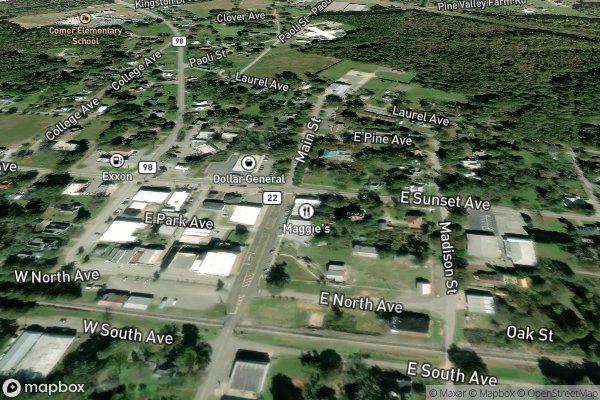 smart home electrical installation in Comer GA 30629 - Aerial View