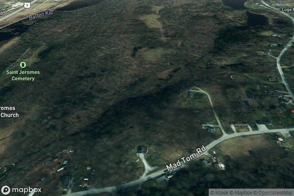 smart home electrical installation in East Dorset VT 05253 - Aerial View