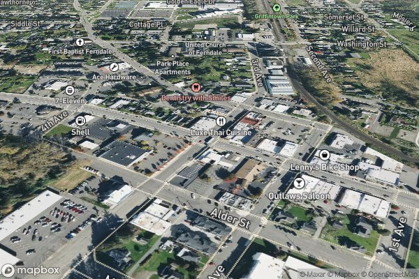 smart home electrical installation in Ferndale WA 98248 - Aerial View