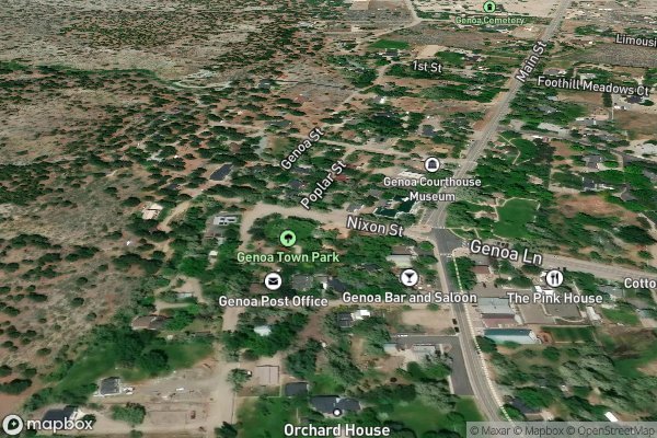 smart home electrical installation in Genoa NV 89411 - Aerial View