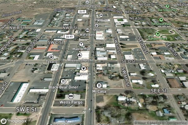 smart home electrical installation in Madras OR 97741 - Aerial View