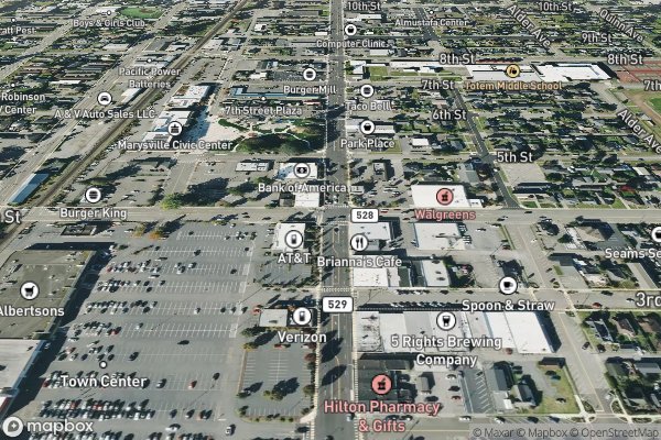 smart home electrical installation in Marysville WA 98271 - Aerial View