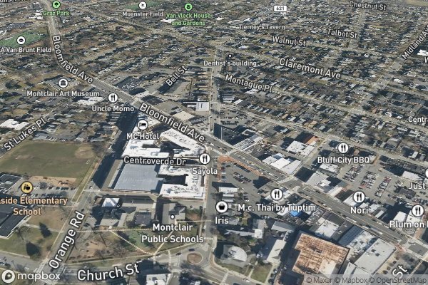 smart home electrical installation in Montclair NJ 07042 - Aerial View