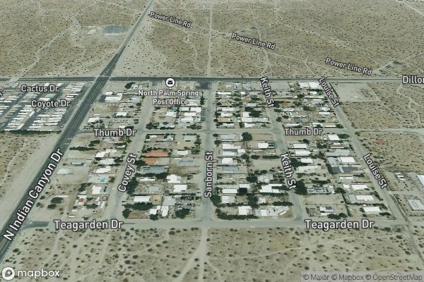 smart home electrical installation in North Palm Springs CA 92258 - Aerial View