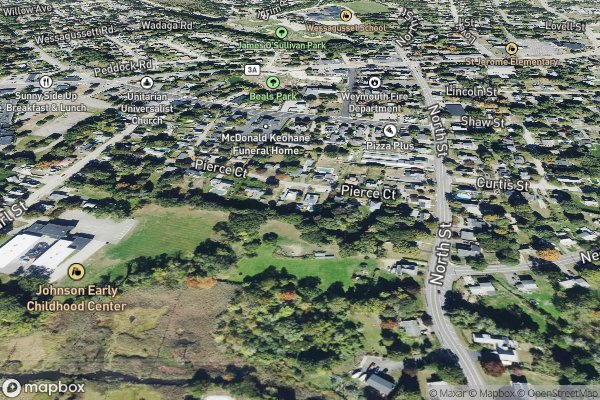 smart home electrical installation in North Weymouth MA 02191 - Aerial View