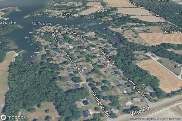 smart home electrical installation in Saint Inigoes MD 20684 - Aerial View