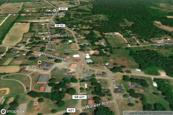 smart home electrical installation in Sardis TN 38371 - Aerial View