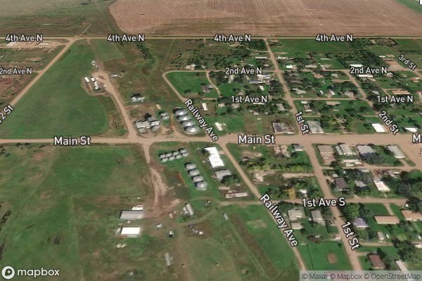 smart home electrical installation in Selfridge ND 58568 - Aerial View