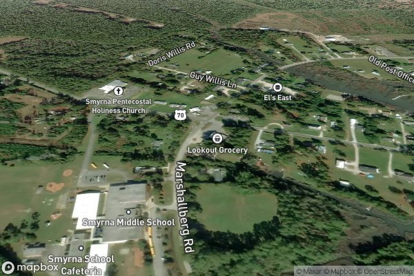 smart home electrical installation in Smyrna NC 28579 - Aerial View