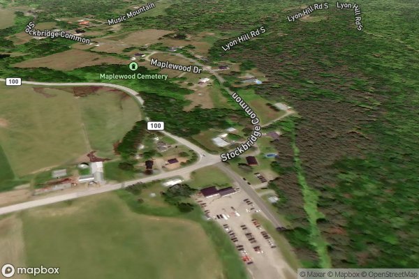 smart home electrical installation in Stockbridge VT 05772 - Aerial View