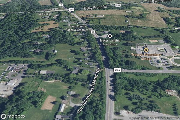 smart home electrical installation in Tracys Landing MD 20779 - Aerial View