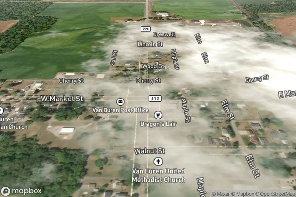 smart home electrical installation in Van Buren OH 45889 - Aerial View